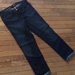 LOFT straight leg cropped jeans